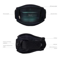 2023 Mystic Gem BK Womens Kiteboarding Waist Harness - Black/Glitter Discounts Apply ! -Pro Surf Shop 900 mystic gem bk womens waist harness size 5