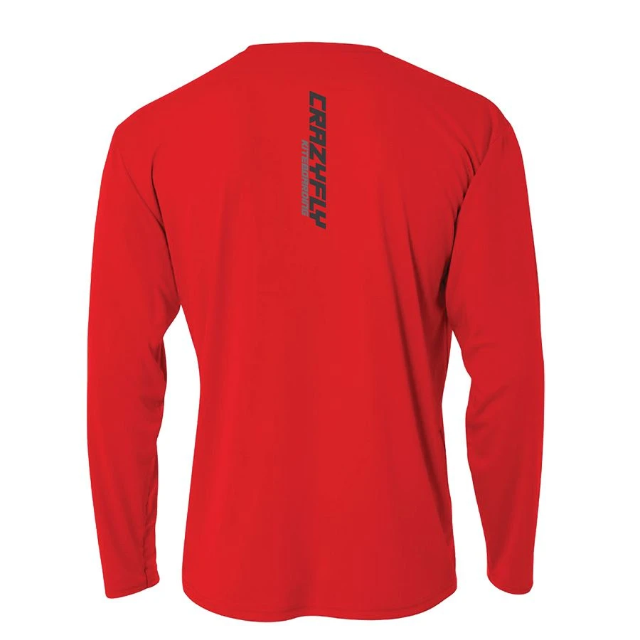 Crazyfly Long Sleeve Water Jersey - Red Discounts Apply ! 2 Crazyfly Long Sleeve Water Jersey - Red Discounts Apply ! - Image 2