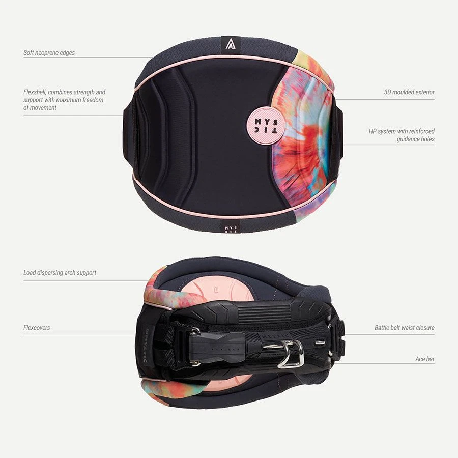 Mystic Dazzled Womens Kiteboarding Waist Harness - Dark Grey Discounts Apply ! 4 Mystic Dazzled Womens Kiteboarding Waist Harness - Dark Grey Discounts Apply ! - Image 4